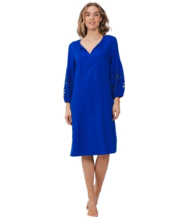 3/4 sleeve beachdress 'paradise blue'