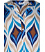 flared sleeve beach dress 'sea blue jewels'