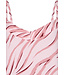 ladies 'v' neck luxury spaghetti nightdress 'pink animal'