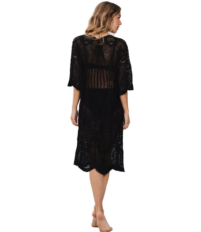 black beach cardigan 'chic black'