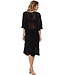 zwarte beach cover-up 'chic black'