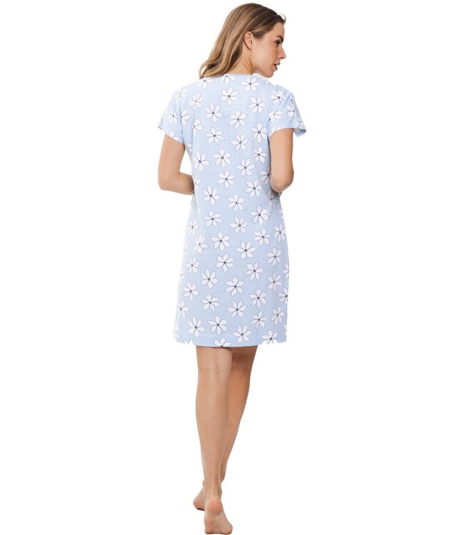 ladies short sleeve nightdress 'fabulous flower'