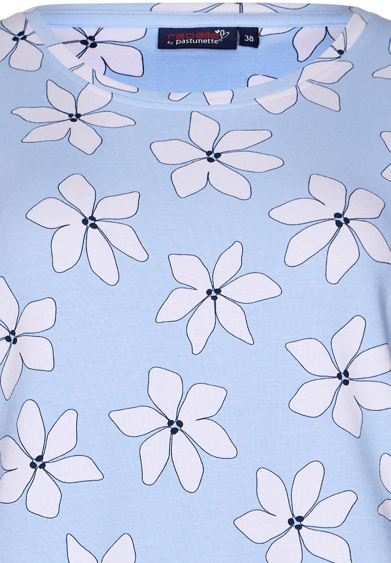 Ekouaer 2-delig nachthemd voor dames, korte mouwen, sleepshirt, V-hals, nachtjurk, print, slaapshirt, tweedelige nachtjurk, grote nachtkleding met zakken, M Ekouaer 2-delig nachthemd voor dames, korte mouwen, sleepshirt, V-hals, nachtjurk, print, slaapshirt, tweedelige nachtjurk, grote nachtkleding met zakken, M