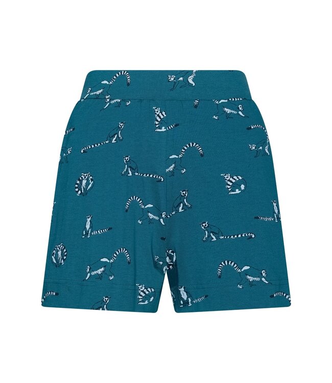 mouwloze bio katoenen pyjama'tropical holiday'