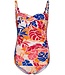 Pastunette Beach soft cup tankini met power net 'sunset beach'