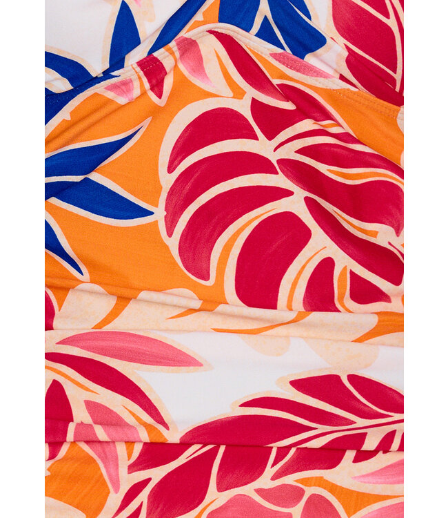 soft cup tankini met power net 'sunset beach'