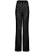 black beach suit set with flared pants 'lacey beach'