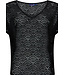 black beach suit set with flared pants 'lacey beach'