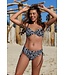 soft cup power net swimsuit 'monochrome beach'