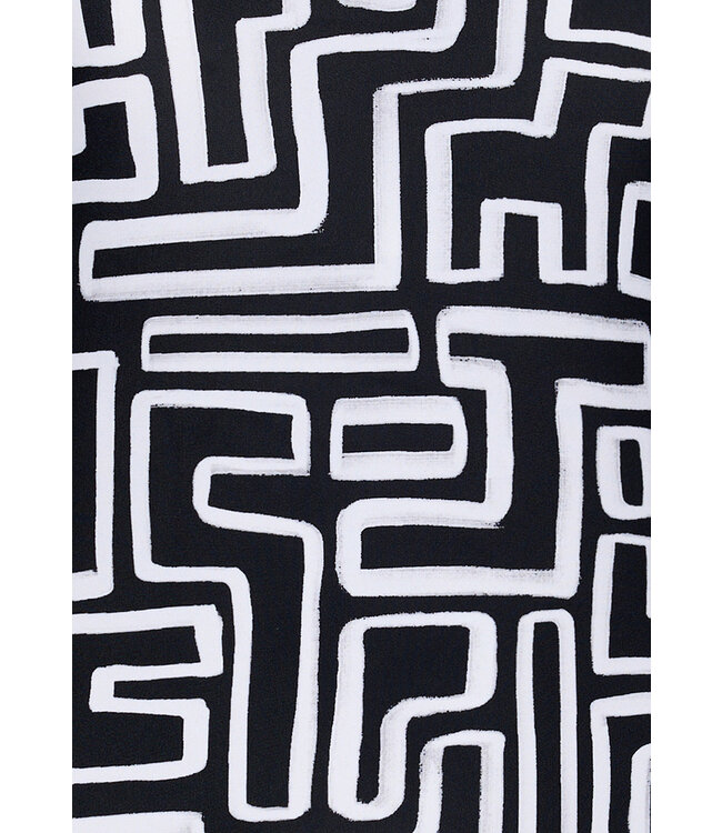 soft cup power net swimsuit 'monochrome beach'