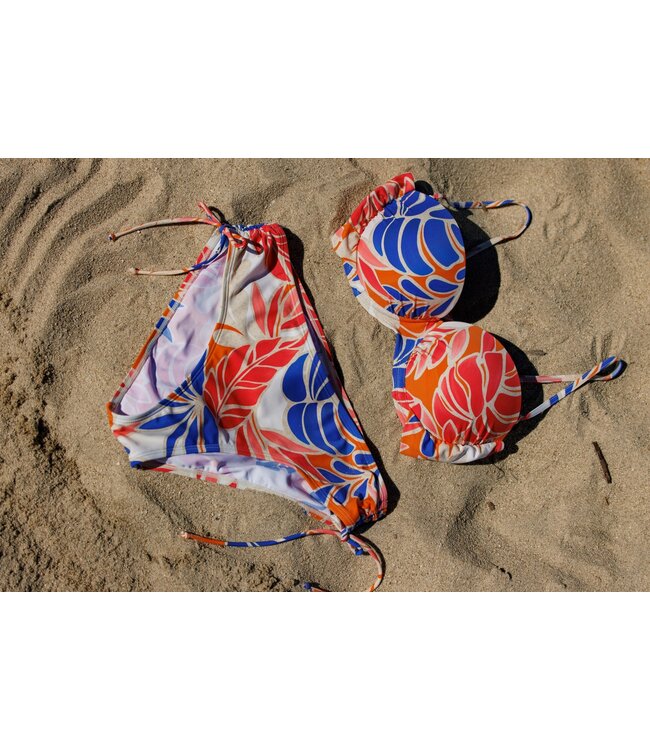 soft cup underwired  halter neck bikini set 'sunset beach'