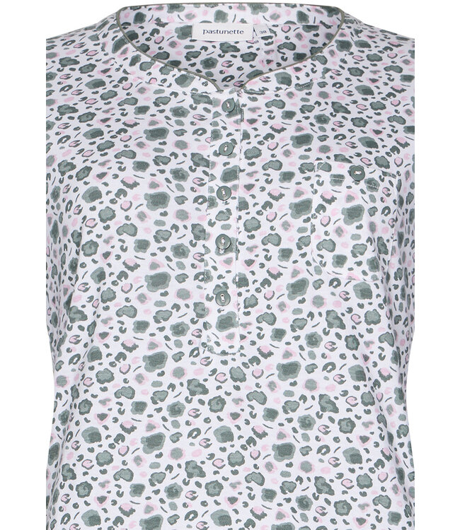 biologisch katoenen nachthemd met korte mouwen 'little hidden flowers'