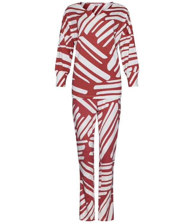 3/4 sleeve cotton-modal luxury pyjama 'fashion art'