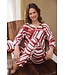 3/4 sleeve cotton-modal luxury pyjama 'fashion art'
