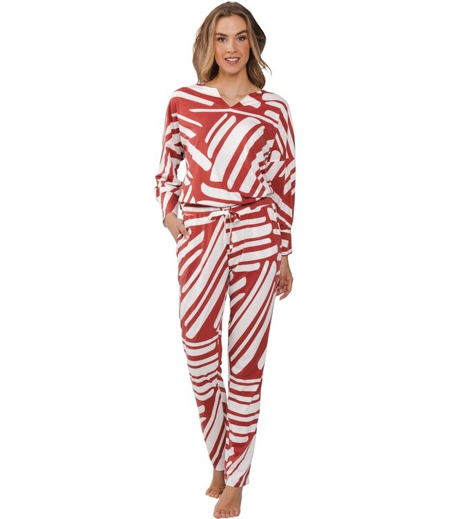 3/4 sleeve cotton-modal luxury pyjama 'fashion art'