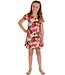 short sleeve girls organic cotton nightdress 'fabulous flowers bloom'