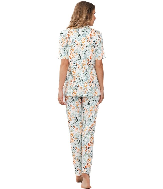 cotton-modal 1/ 2 sleeve pyjama 'spring flowers'