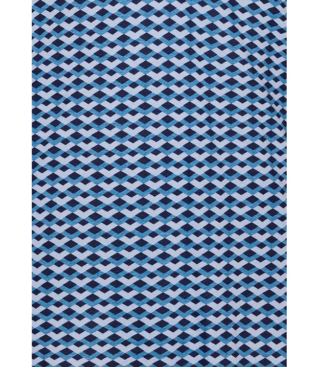 men's cotton shorty set with buttons 'geometric blocks'