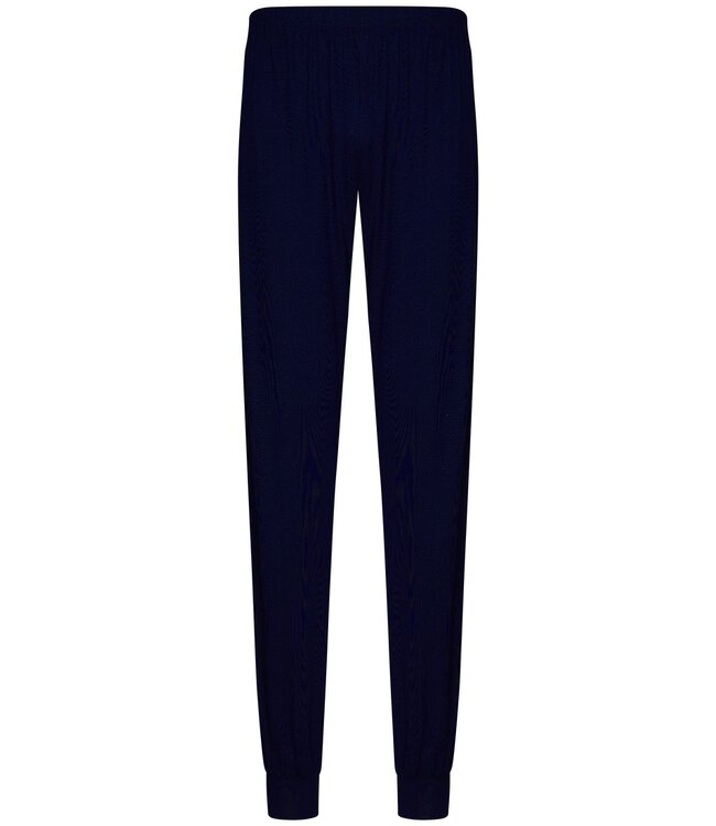 men's full button cotton-modal pyjama set 'geometric blue'