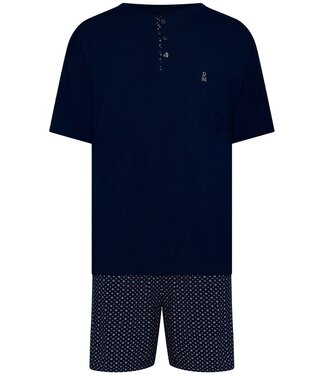Robson men's bamboo shorty set with buttons 'cube it'