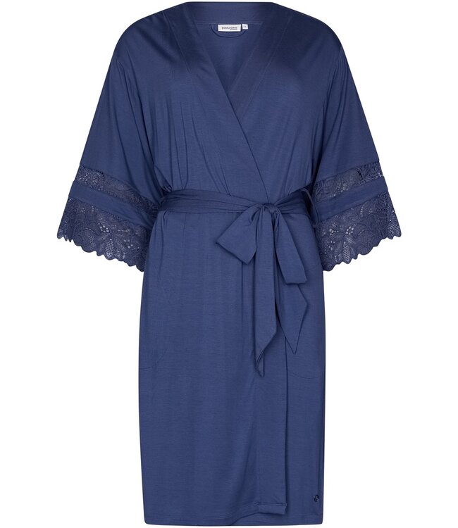 luxe dames kimono met 3/4 mouwen floral elegance'