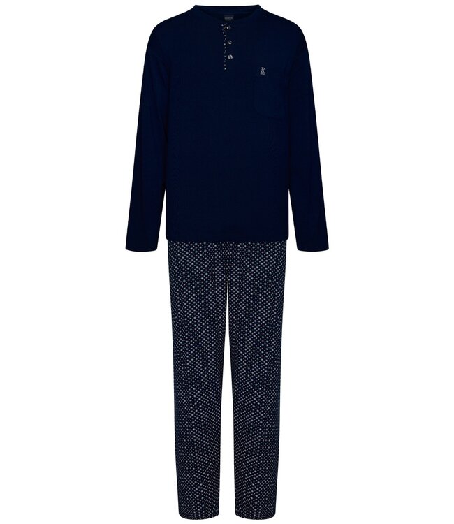 men's bamboo pyjama set with buttons 'cube it'