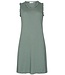 Pastunette ladies sleeveless cotton nightdress 'green comfort frill'