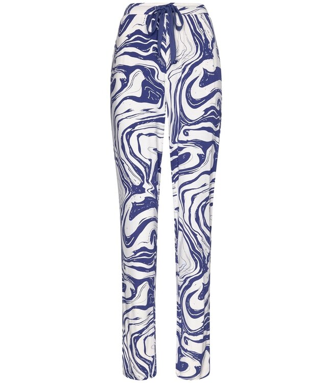 ladies luxury pyjama with buttons 'watercolour art'