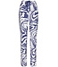 ladies luxury pyjama with buttons 'watercolour art'