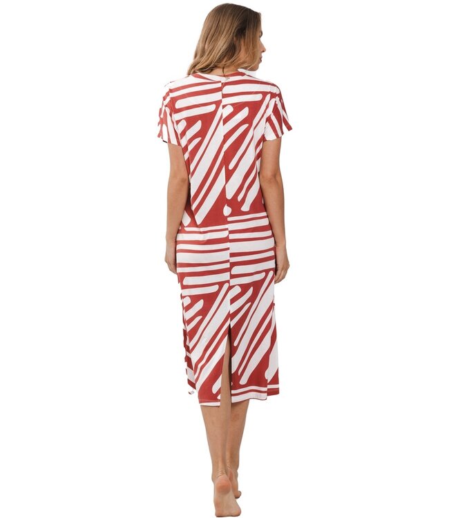 luxe, lang, katoen-modal nachthemd 'fashion art'