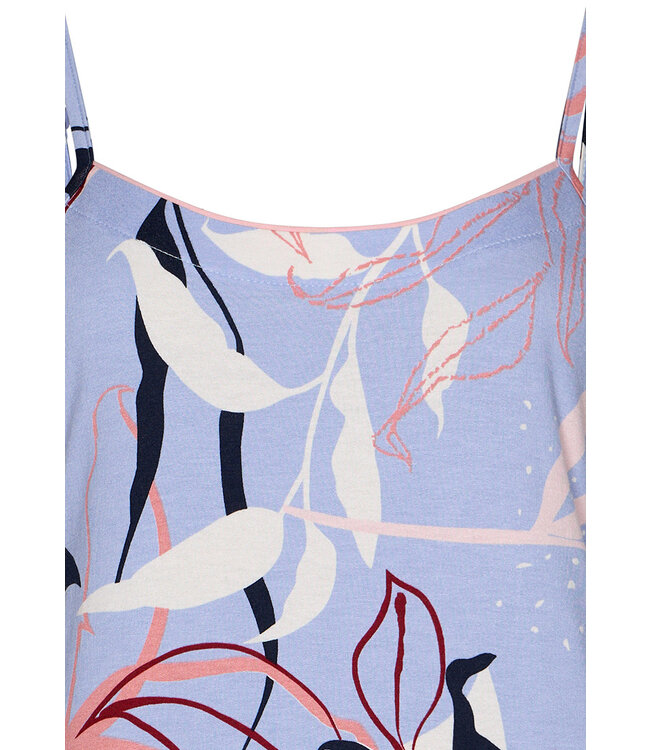 luxe spaghetti nachthemd 'floral garden'