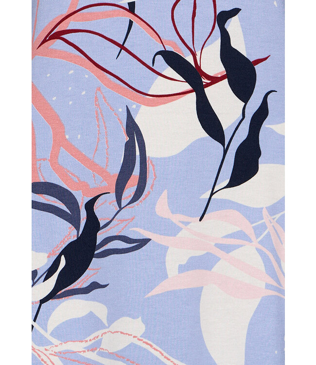 luxe spaghetti nachthemd 'floral garden'