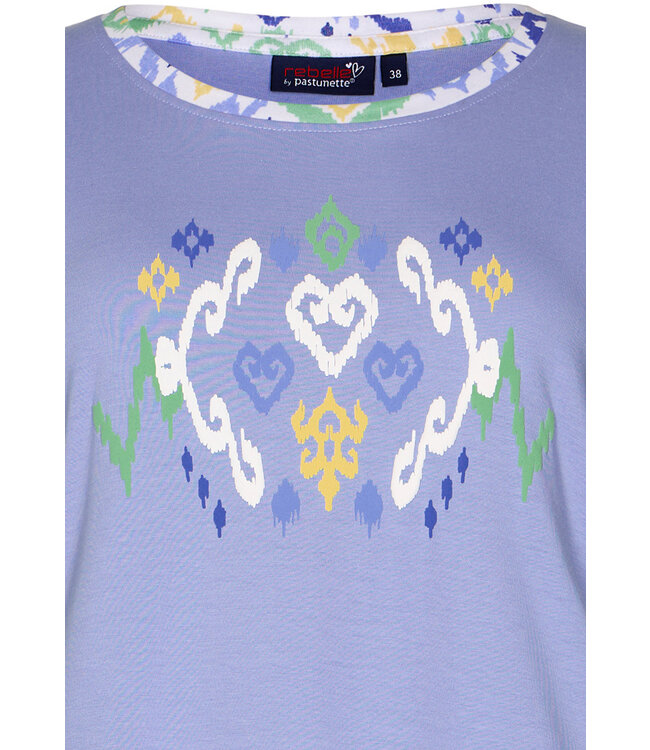 nachthemd 'dreamy night' van biokatoen met korte mouwen