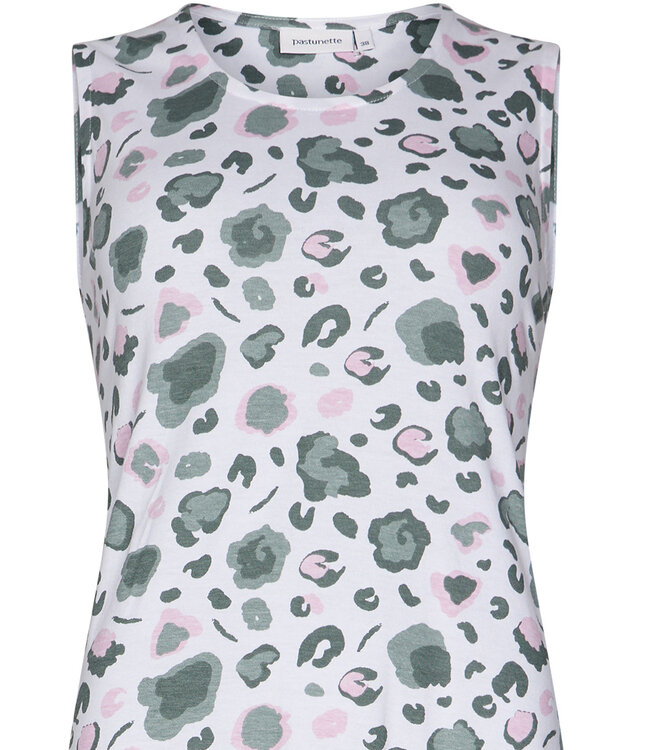 biologisch katoenen mouwloos nachthemd 'hidden flowers'