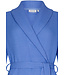 royal blue morninggown with shawlcollar 'blue waffle'