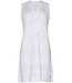 sleeveless cotton modal nightdress with buttons 'soft squares'