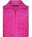 embossed cotton-terry morninggown with zip 'fabulous flowers bloom'