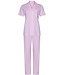 full button short sleeve cotton pyjama 'pink stripes'