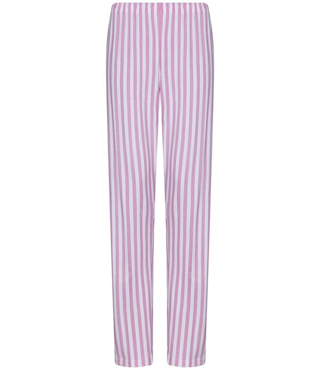 full button short sleeve cotton pyjama 'pink stripes'