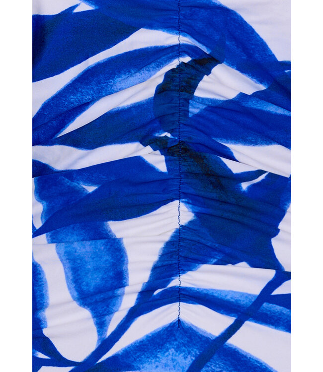 badpak met v-hals 'paradise blue'