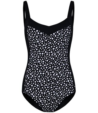 Pastunette Beach soft cup prosthesis powernet swimsuit 'dotty chic'