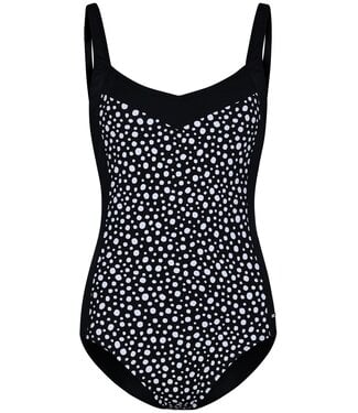 Pastunette Beach soft cup prothese badpak met powernet 'dotty chic'