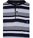 men's cotton shorty set with buttons 'horizontal stripes'
