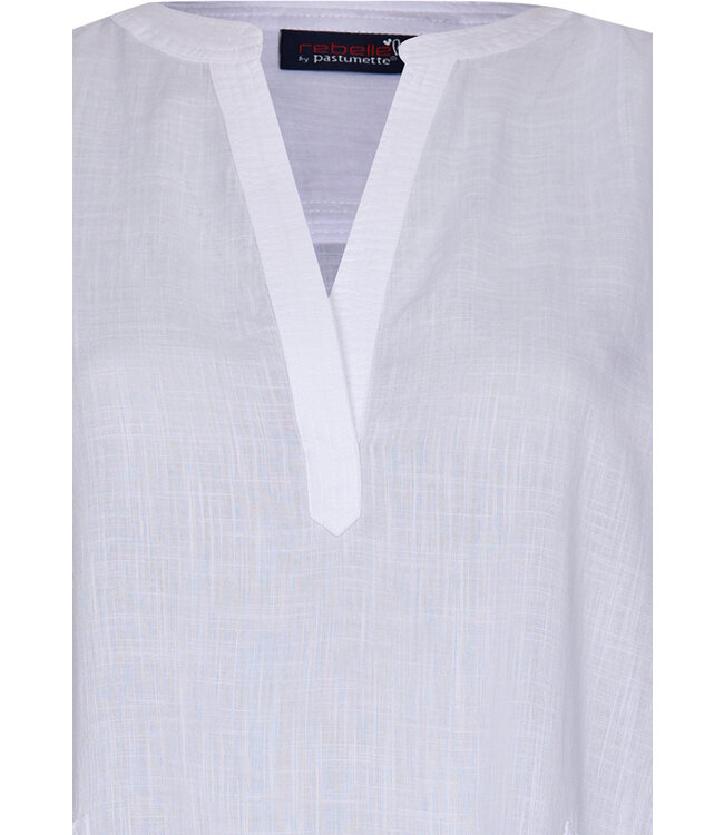 witte strandtuniek 'chic fabulous beach'