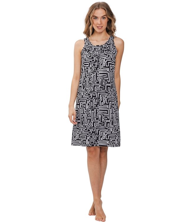 sleeveless beach dress 'monochrome beach'