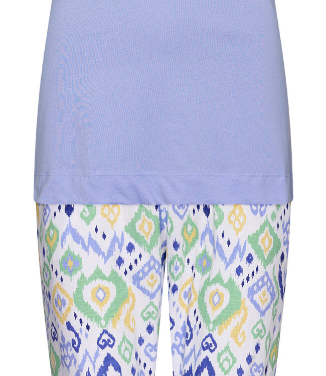 biokatoenen 3/4e pyjamamet korte mouwen 'dreamy night'