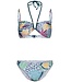Rebelle multiway halter bikini met soft cups 'tropical paradise'