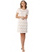 luxe dames nachthemd met korte mouwen 'soft waves'