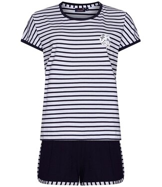 Rebelle trendy gestreepte shortama 'fabulously stripey'