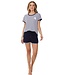 trendy stripey shorty set ' fabulously stripey'